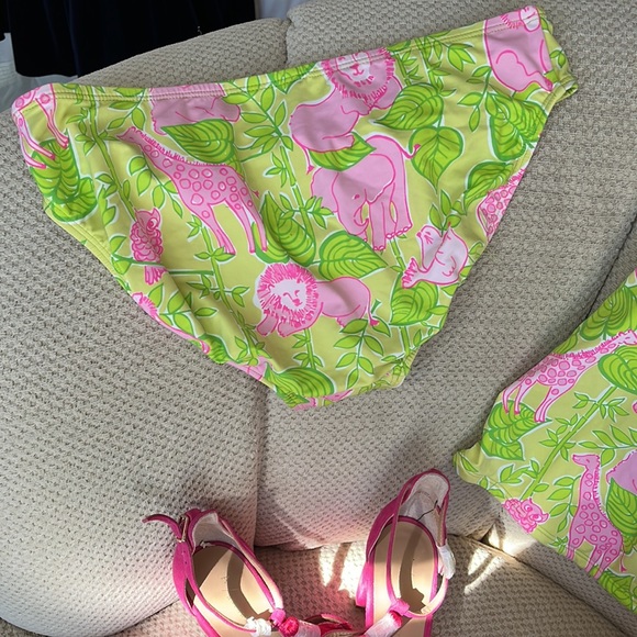 Lilly Pulitzer White Label San Diego Zoo Print Tankini Top and Bottom 2 Peice💕 - Picture 4 of 8